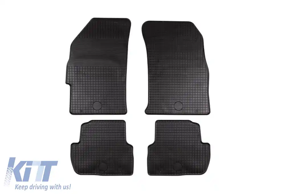 Mochete din cauciuc Gumarny Zubri potrivite pentru Chevrolet Spark după 2010, set de 4 piese, culoare neagră