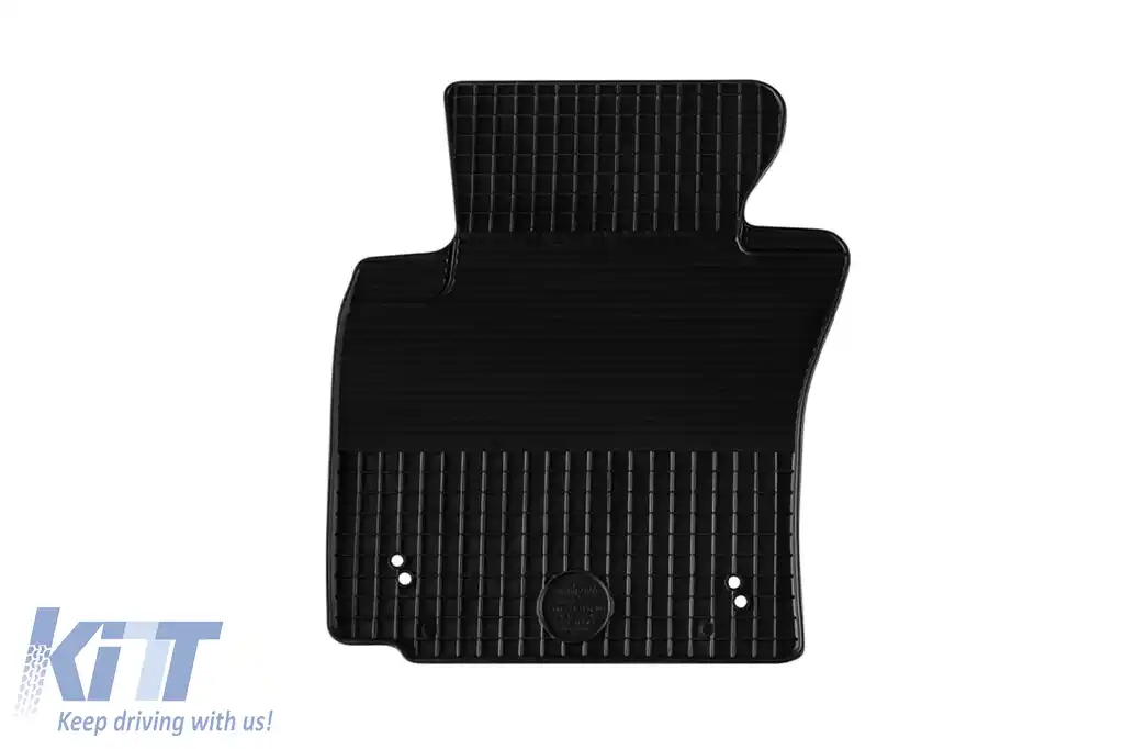 Mochete din cauciuc Gumarny Zubri potrivite pentru Seat Leon 2005-2012, Altea 2004-2015, set de 4 piese, culoare neagră-image-6251822