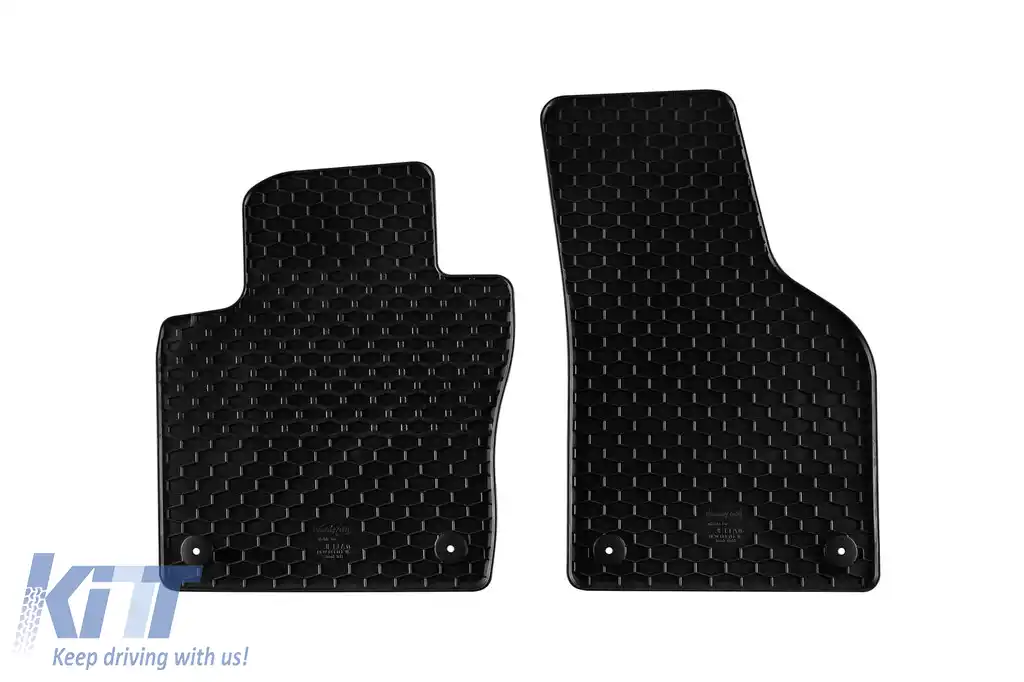 Mochete din cauciuc Gumarny Zubri potrivite pentru Volkswagen Beetle după 2011, set de 2 piese, culoare neagră