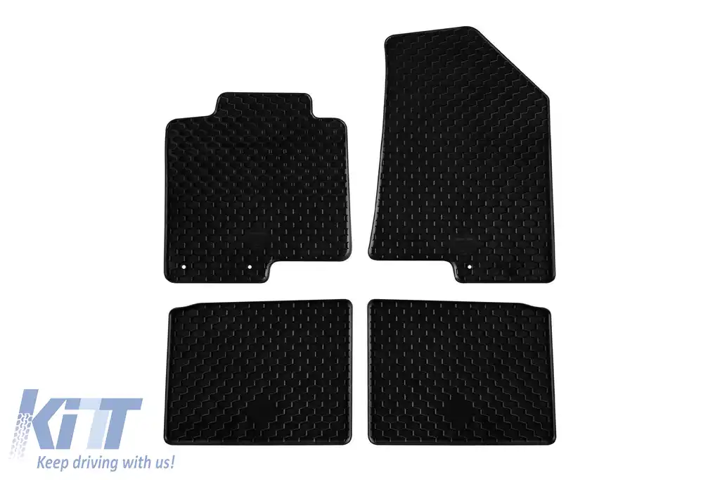 Mochete din cauciuc Gumarny Zubri potrivite pentru Hyundai i40 sedan, wagon 2011-2019, set de 4 piese, culoare neagră-image-6251887