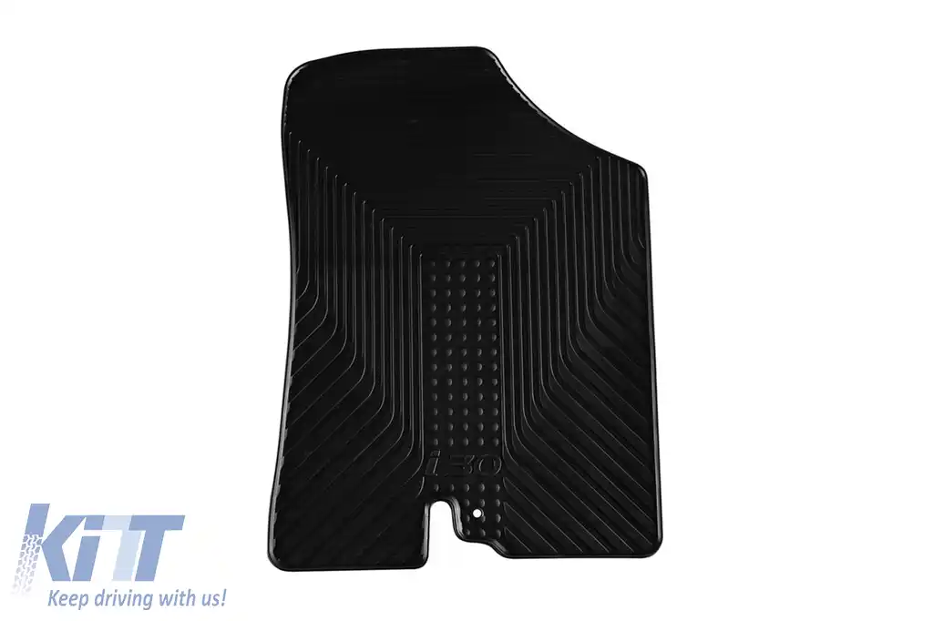 Mochete din cauciuc Gumarny Zubri potrivite pentru Hyundai i30 2012-2016, set de 4 piese, culoare neagră-image-6251895