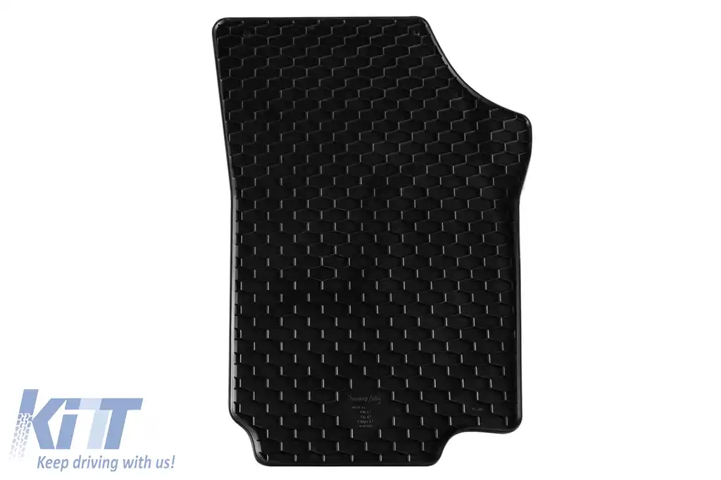 Mochete din cauciuc Gumarny Zubri potrivite pentru Volkswagen Up, Skoda Citigo, Seat Mii după 2012, set de 4 piese, culoare neagră-image-6251905