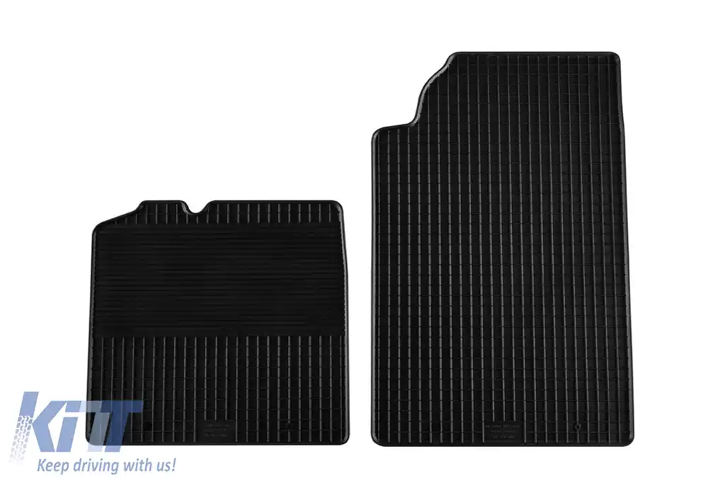 Mochete din cauciuc Gumarny Zubri potrivite pentru Smart ForTwo după 2010, set de 2 piese, culoare neagră
