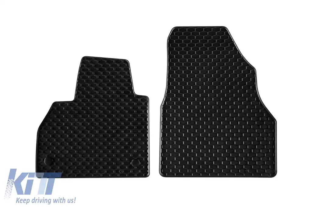 Mochete din cauciuc Gumarny Zubri potrivite pentru Mercedes Citan după 2012, Renault Kangoo 2008-2021, set de 2 piese, culoare neagră