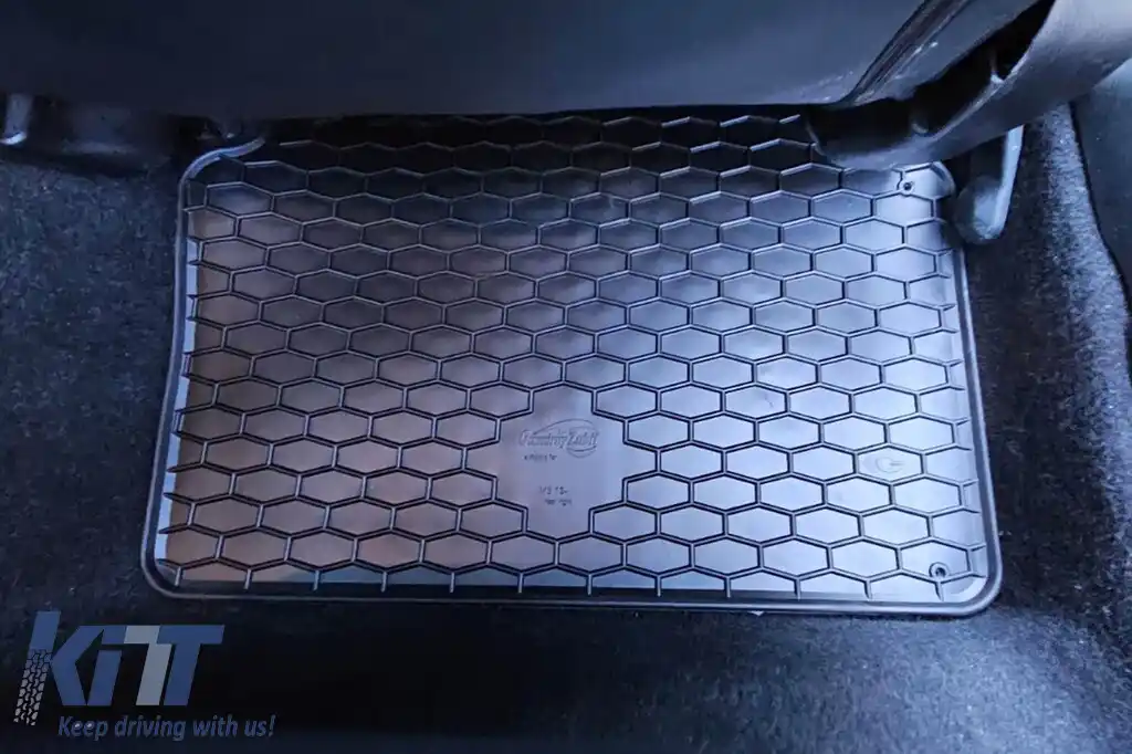 Mochete din cauciuc Gumarny Zubri potrivite pentru Mazda 3 2013-2018, Mazda 6 după 2013, set de 4 piese, culoare neagră-image-6252002