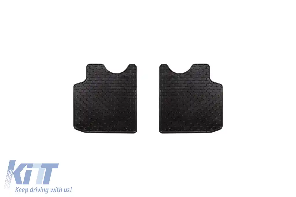 Mochete din cauciuc Gumarny Zubri potrivite pentru Fiat 500L după 2013, set de 4 piese, culoare neagră-image-6252009