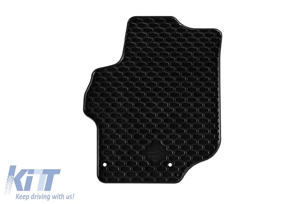 Mochete din cauciuc Gumarny Zubri potrivite pentru Citroen C-Elysee, Peugeot 301 după 2012, set de 4 piese, culoare neagră-image-6252029