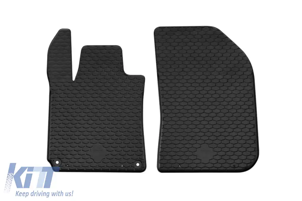 Mochete din cauciuc Gumarny Zubri potrivite pentru Peugeot 308 break 2014-2021, set de 4 piese, culoare neagră-image-6252049