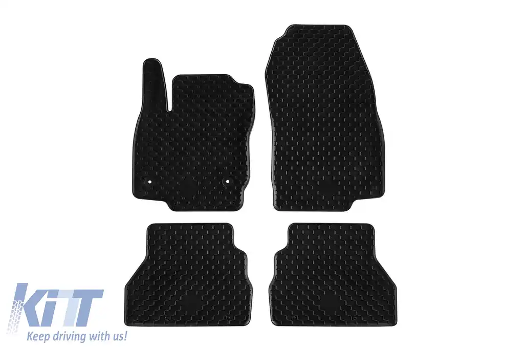 Mochete din cauciuc Gumarny Zubri potrivite pentru Ford B-Max 2012-2017, set de 4 piese, culoare neagră-image-6252062