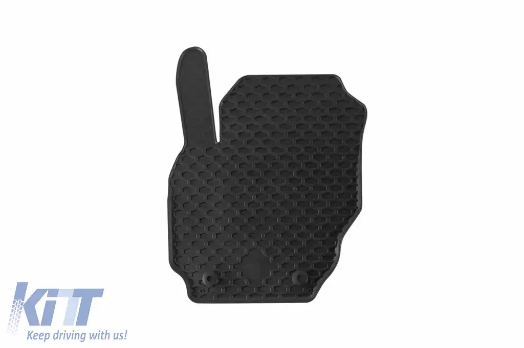 Mochete din cauciuc Gumarny Zubri potrivite pentru Volvo V70, S80, XC70 2007-2016, set de 4 piese, culoare neagră-image-6252130