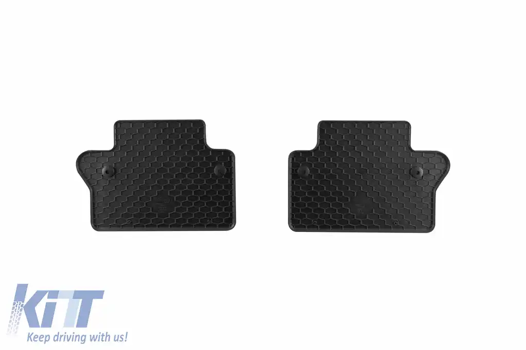 Mochete din cauciuc Gumarny Zubri potrivite pentru Volvo V70, S80, XC70 2007-2016, set de 4 piese, culoare neagră-image-6252132