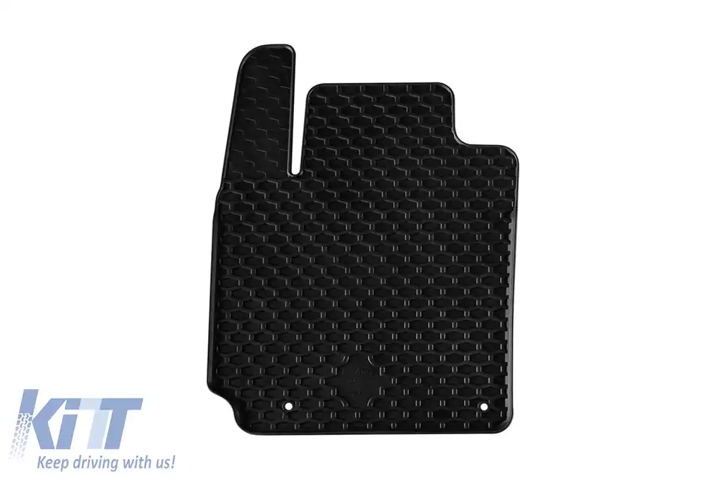 Mochete din cauciuc Gumarny Zubri potrivite pentru Hyundai Kona, Kona HeV 2018-2023, set de 4 piese, culoare neagră-image-6252225