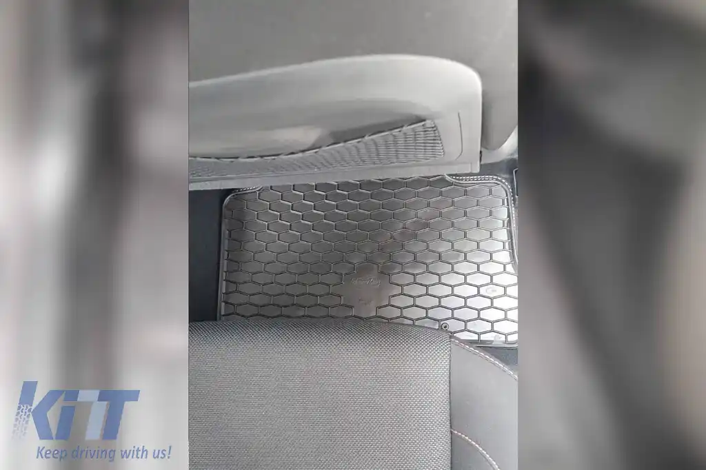 Mochete din cauciuc Gumarny Zubri potrivite pentru Hyundai Kona, Kona HeV 2018-2023, set de 4 piese, culoare neagră-image-6252234