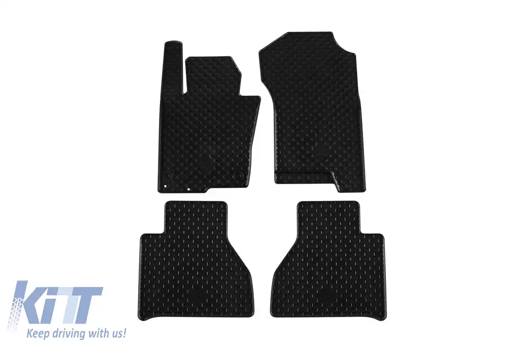 Mochete din cauciuc Gumarny Zubri potrivite pentru Nissan Navara după 2016, set de 4 piese, culoare neagră