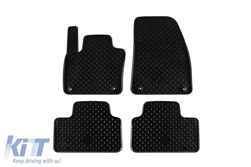 Mochete din cauciuc Gumarny Zubri potrivite pentru Volvo XC40 după 2018, set de 4 piese, culoare neagră