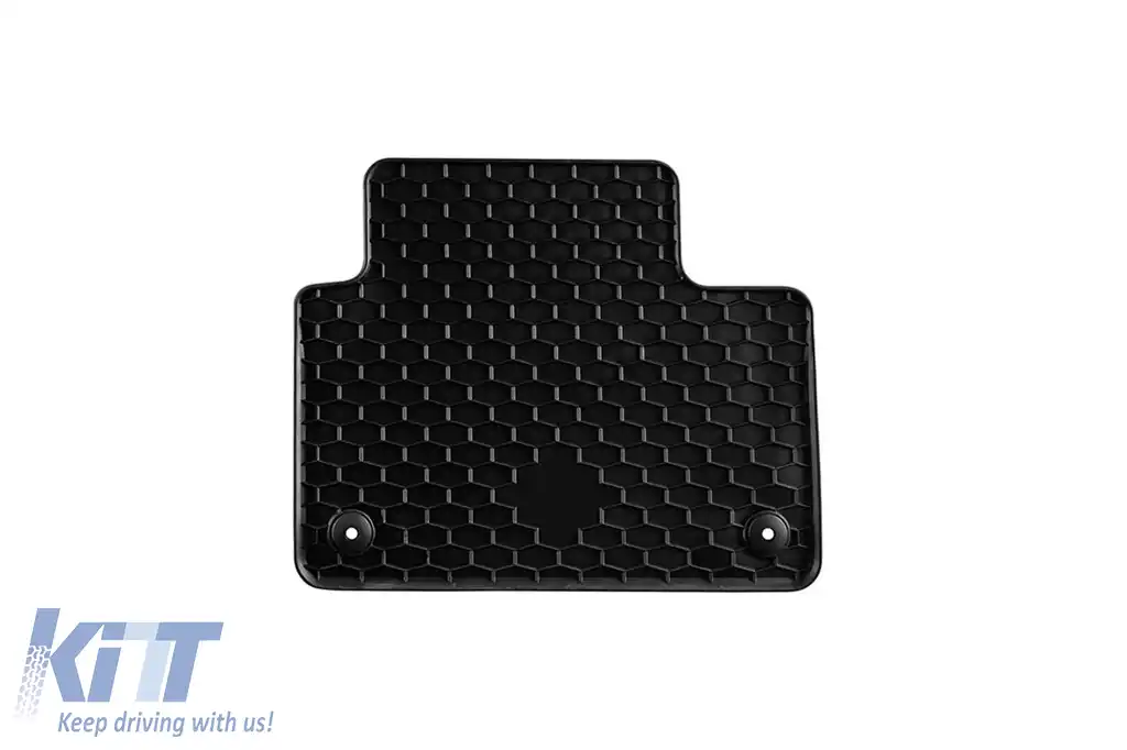 Mochete din cauciuc Gumarny Zubri potrivite pentru Volvo S60, V60 după 2019, set de 4 piese, culoare neagră-image-6252348