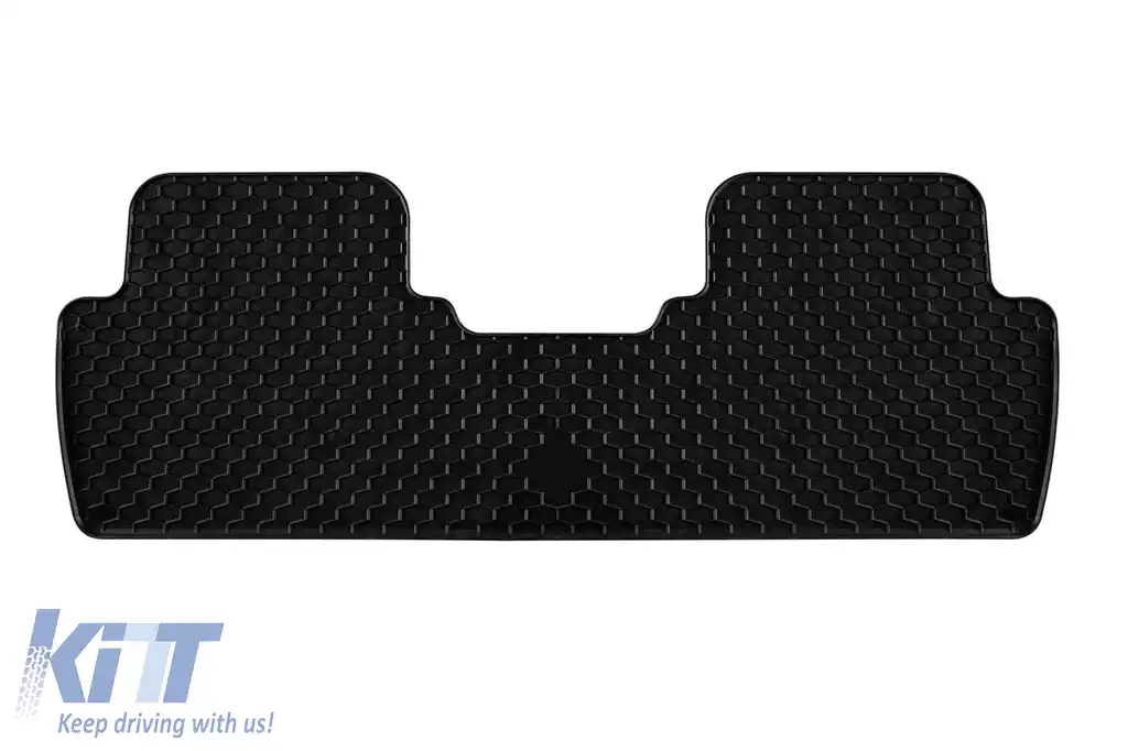 Mochete din cauciuc Gumarny Zubri potrivite pentru Peugeot 5008, Citroen DS7 Crossback după 2017, set de 3 piese, culoare neagră-image-6252396