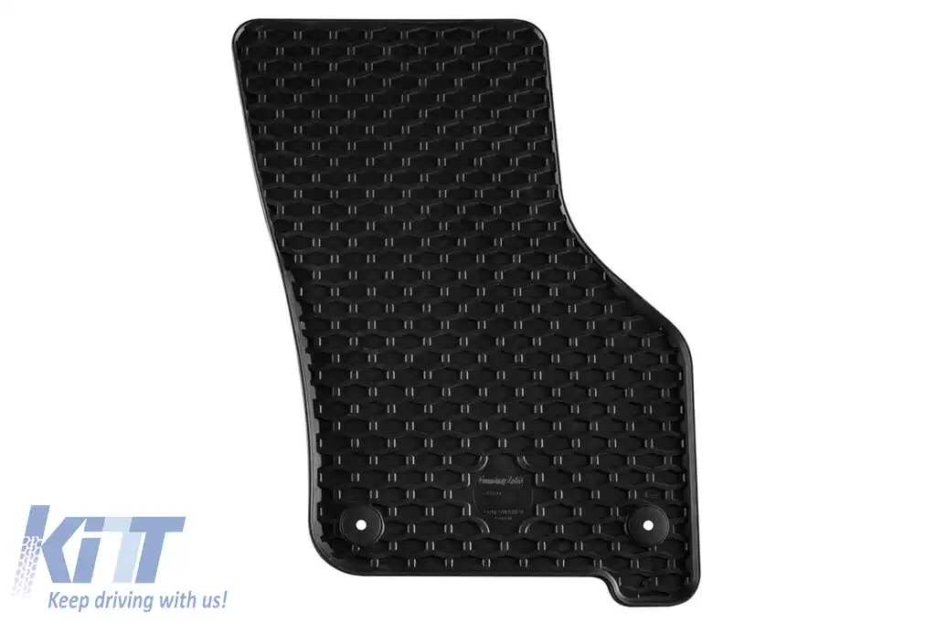 Mochete din cauciuc Gumarny Zubri potrivite pentru Volkswagen Golf VIII Hybrid hatchback după 2020, set de 5 piese, culoare neagră-image-6252485