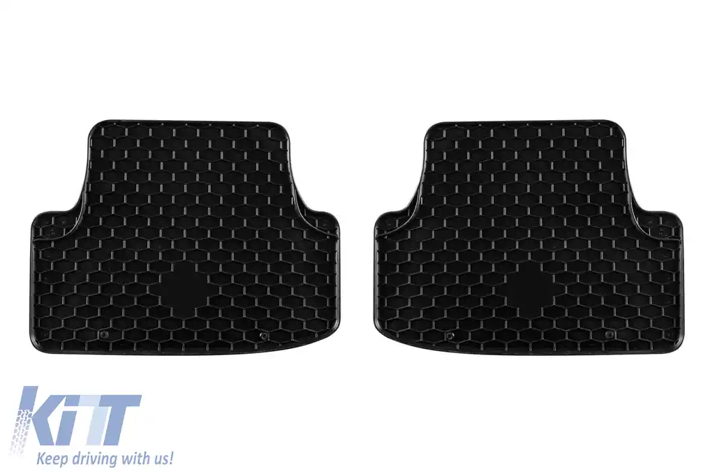 Mochete din cauciuc Gumarny Zubri potrivite pentru Volkswagen Golf VIII Hybrid hatchback după 2020, set de 5 piese, culoare neagră-image-6252486