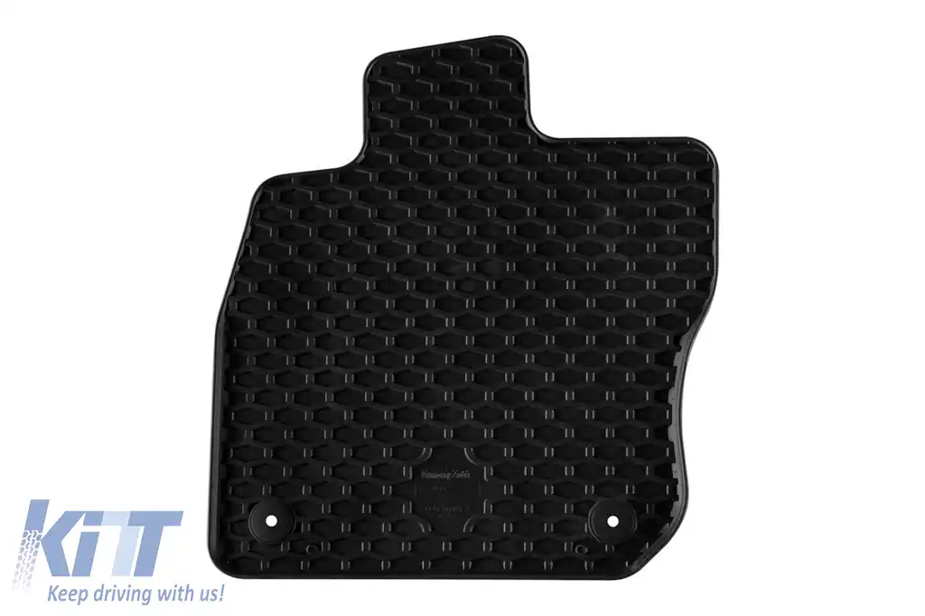 Mochete din cauciuc Gumarny Zubri potrivite pentru Volkswagen Golf VIII Variant eTSI MHEV după 2020, set de 5 piese, culoare neagră-image-6252491