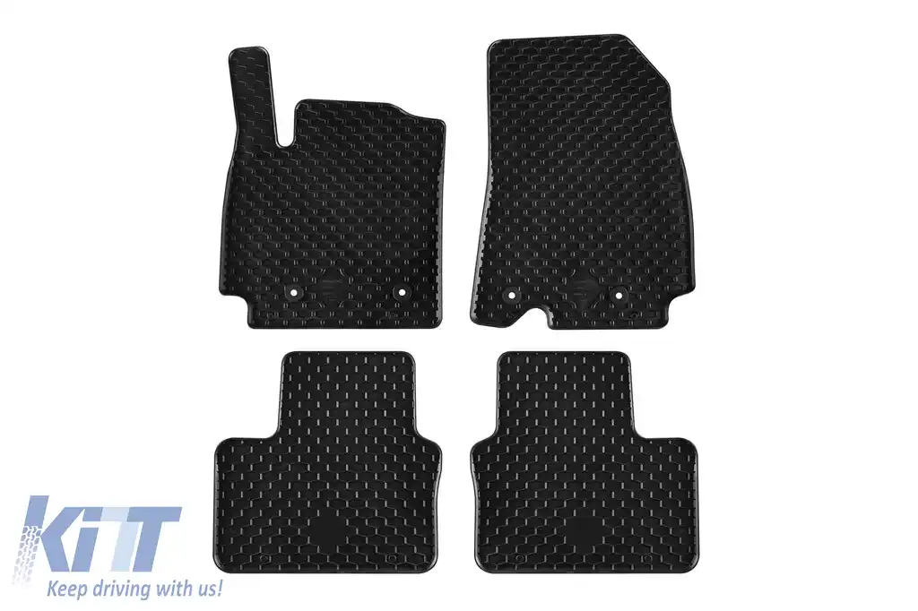 Mochete din cauciuc Gumarny Zubri potrivite pentru Renault Arkana după 2021, set de 4 piese, culoare neagră-image-6252521