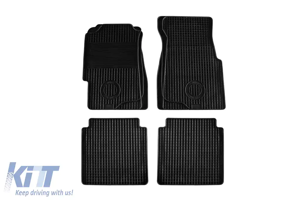 Mochete din cauciuc Gumarny Zubri potrivite pentru Honda Civic 1995-2001, set de 4 piese, culoare neagră-image-6252611