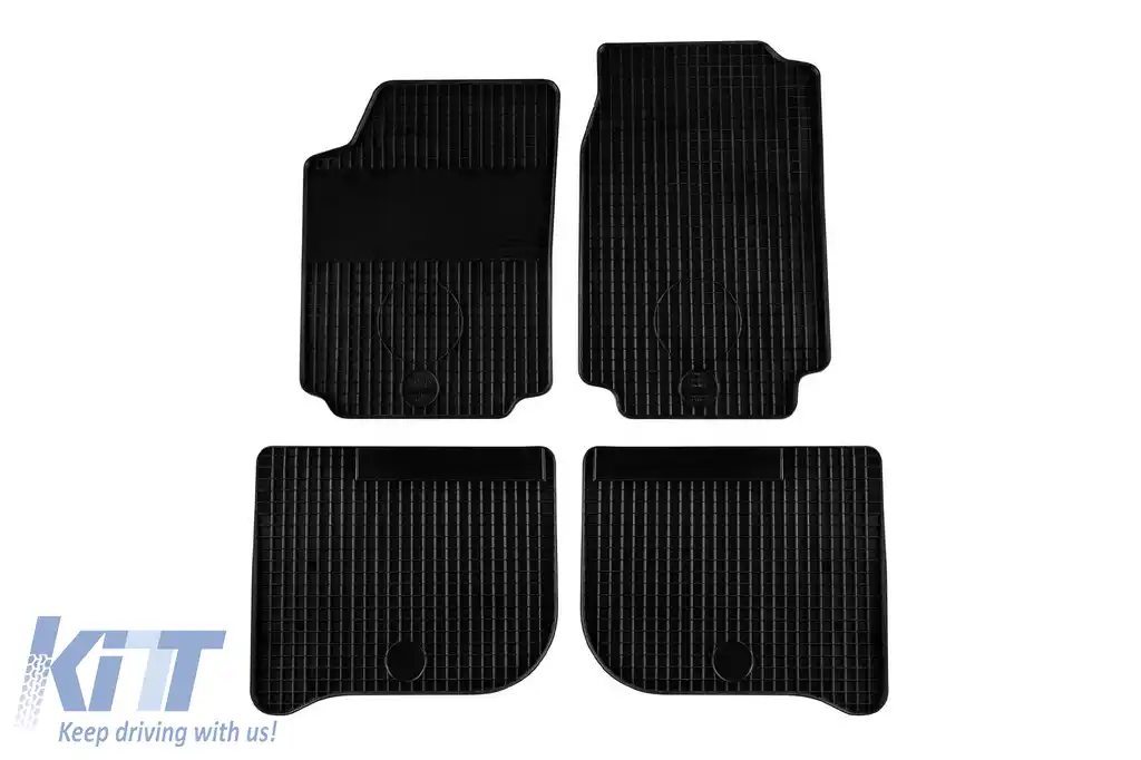 Mochete din cauciuc Gumarny Zubri potrivite pentru Audi 100, A6 1991-1997, set de 4 piese, culoare neagră