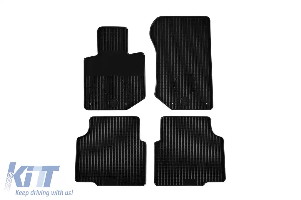 Mochete din cauciuc Gumarny Zubri potrivite pentru BMW Seria 3 E36 sedan, break, coupe, compact, cabrio 1992-1998, set de 4 piese, culoare neagră