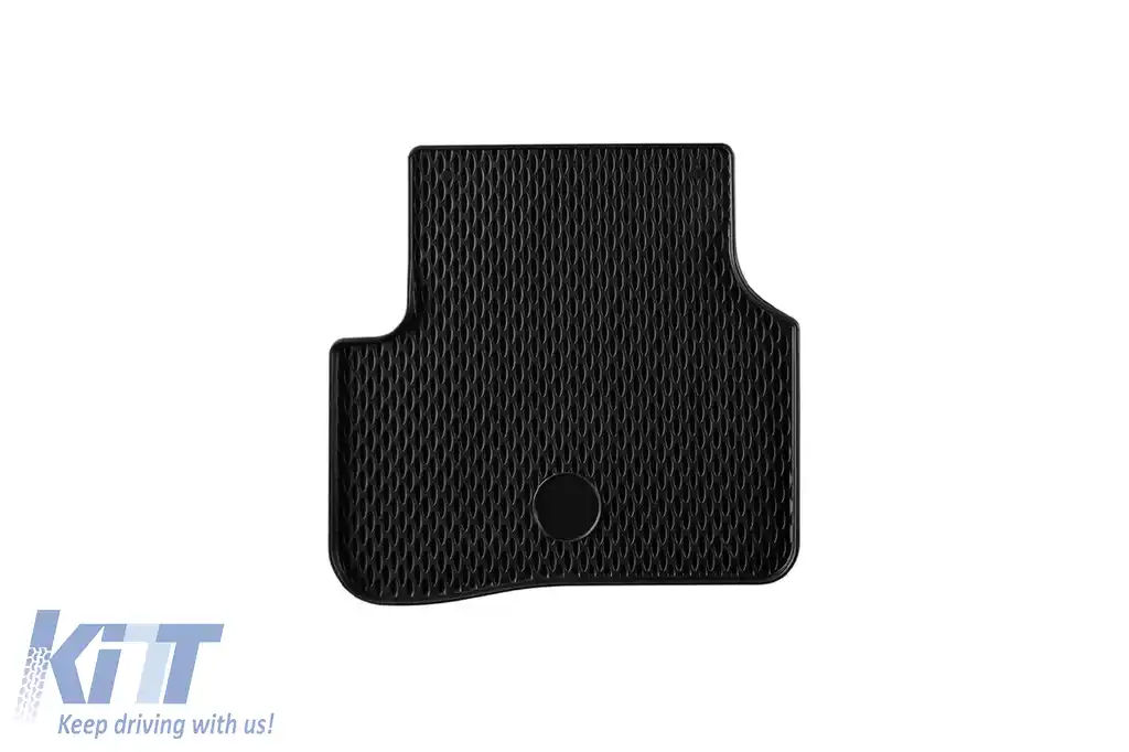 Mochete din cauciuc Gumarny Zubri potrivite pentru Volkswagen Passat B6, B7 2005-2014, CC 2008-2017, Alltrack după 2012 cu clipsuri rotunde, set de 4 piese, culoare neagră-image-6254139