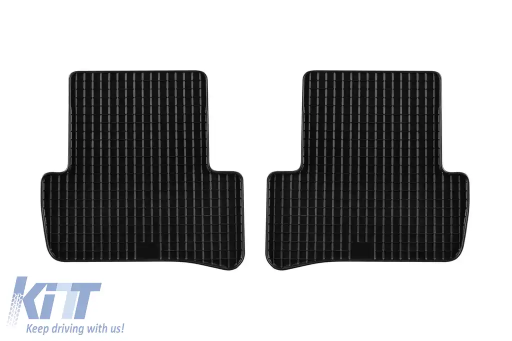 Mochete din cauciuc Gumarny Zubri potrivite pentru Mercedes C class W204 2007-2014, GLK X204 2009-2015, set de 4 piese, culoare neagră-image-6254151