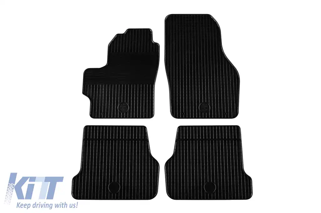 Mochete din cauciuc Gumarny Zubri potrivite pentru Mazda 3 2004-2013, set de 4 piese, culoare neagră