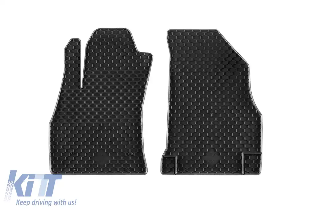 Mochete din cauciuc Gumarny Zubri potrivite pentru Fiat Doblo II, III după 2009, set de 2 piese, culoare neagră