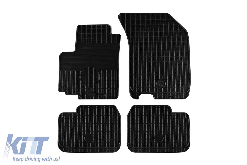 Mochete din cauciuc Gumarny Zubri potrivite pentru Fiat Sedici 2005-2014, Suzuki SX4 S-Cross după 2013, Swift 2004-2017, SX4 după 2006, set de 4 piese, culoare neagră