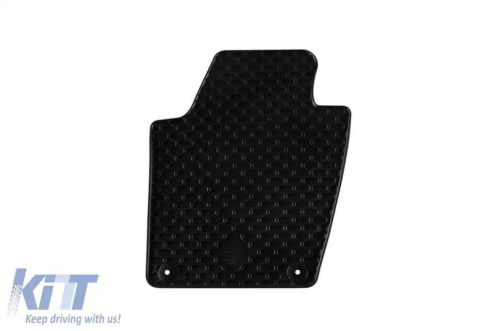 Mochete din cauciuc Gumarny Zubri potrivite pentru Skoda Fabia după 2014, set de 4 piese, culoare neagră-image-6254285