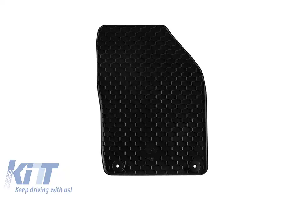 Mochete din cauciuc Gumarny Zubri potrivite pentru Skoda Fabia după 2014, set de 4 piese, culoare neagră-image-6254286