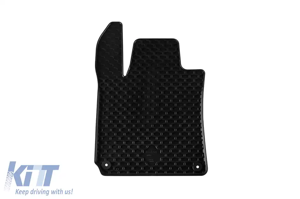 Mochete din cauciuc Gumarny Zubri potrivite pentru Peugeot 308 hatchback 2014-2021, set de 4 piese, culoare neagră-image-6254301