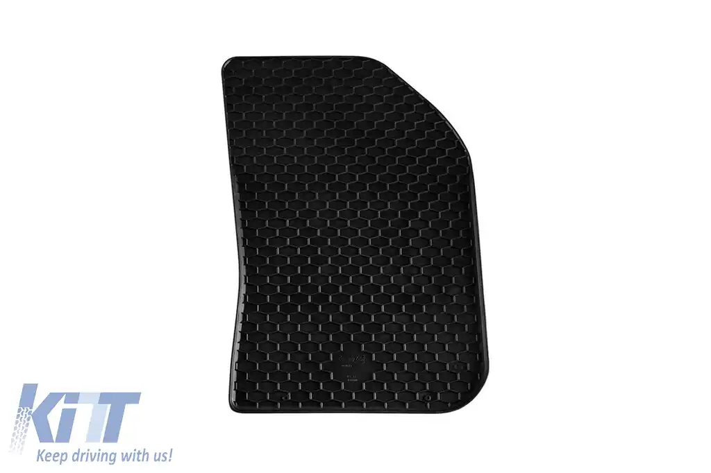 Mochete din cauciuc Gumarny Zubri potrivite pentru Peugeot 308 hatchback 2014-2021, set de 4 piese, culoare neagră-image-6254302