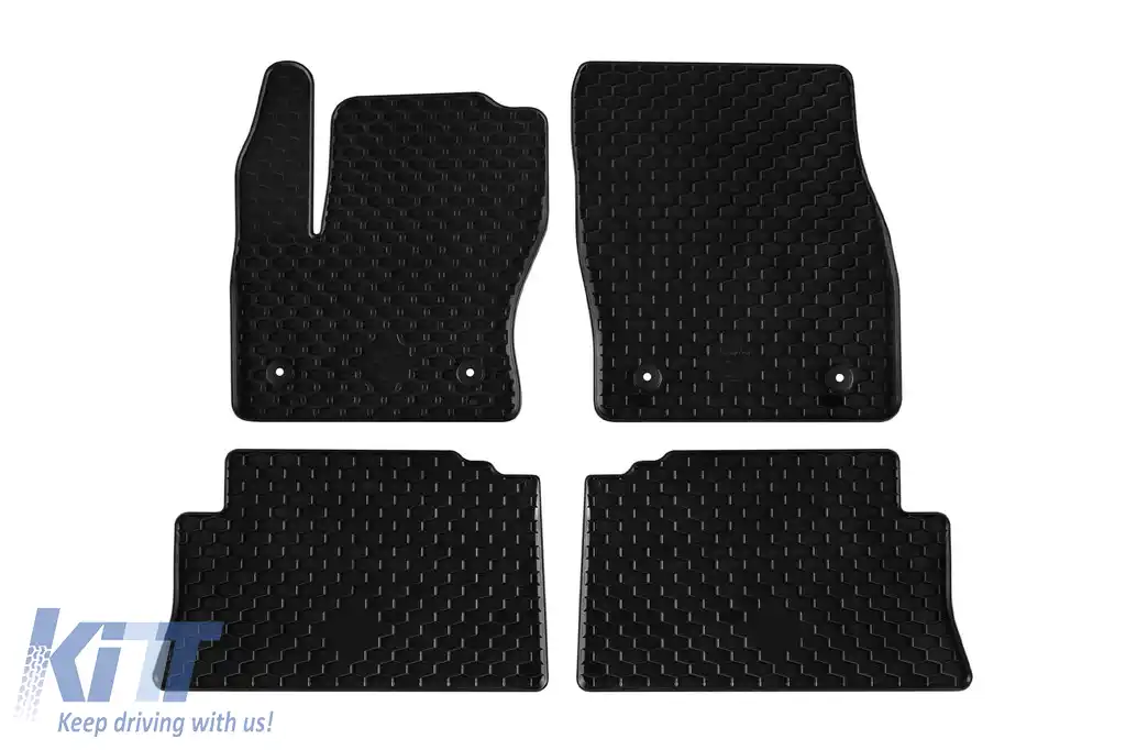 Mochete din cauciuc Gumarny Zubri potrivite pentru Ford Kuga 2008-2012, set de 4 piese, culoare neagră-image-6254382
