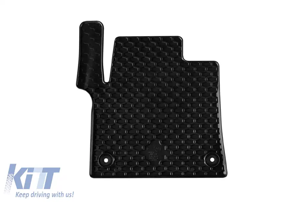 Mochete din cauciuc Gumarny Zubri potrivite pentru Citroen Jumpy, Space Tourer, Peugeot Expert, Traveller după 2016 cu clipsuri rotunde, set de 3 piese, culoare neagră-image-6254416