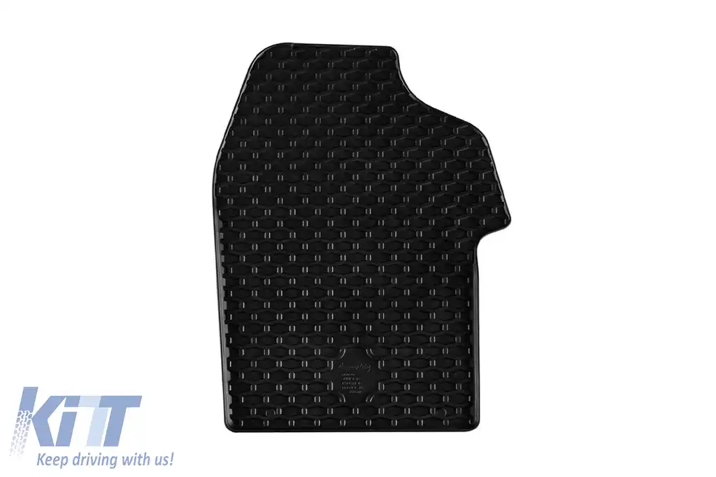 Mochete din cauciuc Gumarny Zubri potrivite pentru Citroen Jumpy, Space Tourer, Peugeot Expert, Traveller după 2016 cu clipsuri rotunde, set de 3 piese, culoare neagră-image-6254417