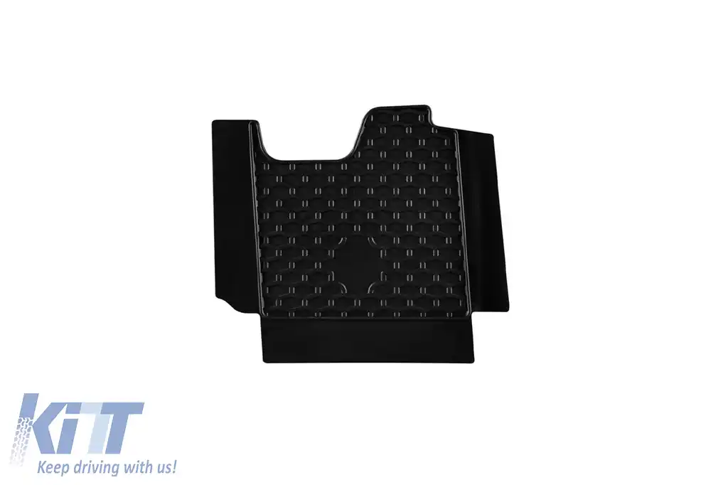 Mochete din cauciuc Gumarny Zubri potrivite pentru Citroen Jumpy, Space Tourer, Peugeot Expert, Traveller după 2016 cu clipsuri rotunde, set de 3 piese, culoare neagră-image-6254418