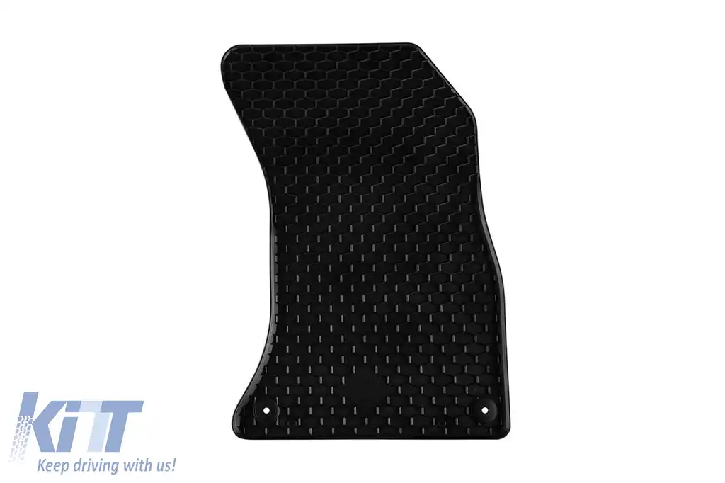 Mochete din cauciuc Gumarny Zubri potrivite pentru Audi Q5, Hybrid după 2017, set de 4 piese, culoare neagră-image-6254444