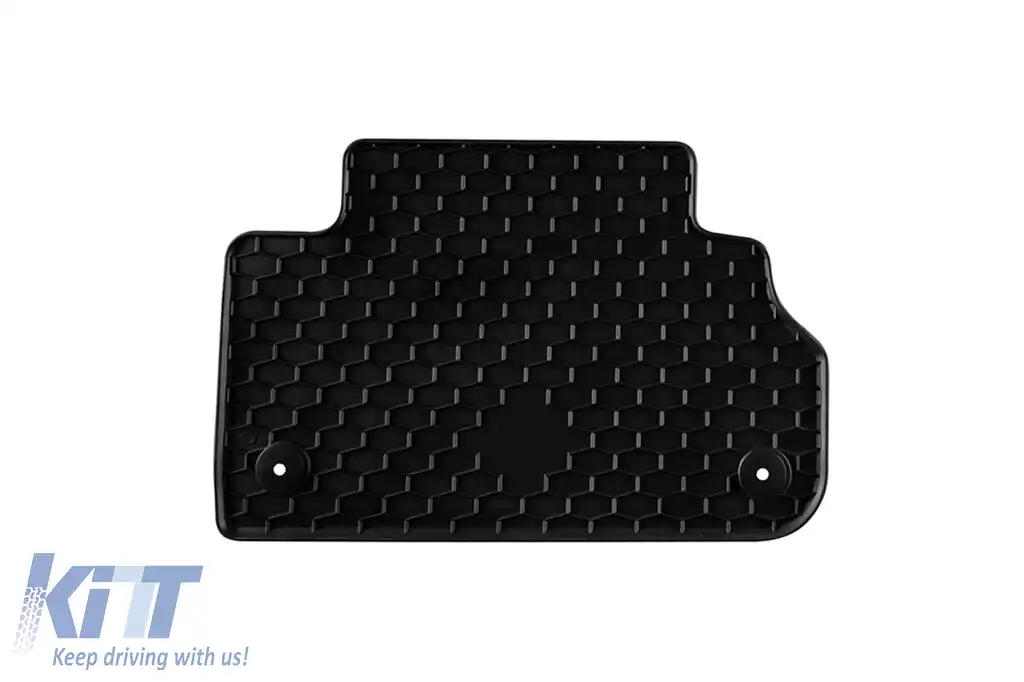 Mochete din cauciuc Gumarny Zubri potrivite pentru Audi Q5, Hybrid după 2017, set de 4 piese, culoare neagră-image-6254445