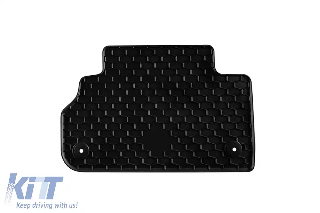 Mochete din cauciuc Gumarny Zubri potrivite pentru Audi Q5, Hybrid după 2017, set de 4 piese, culoare neagră-image-6254446