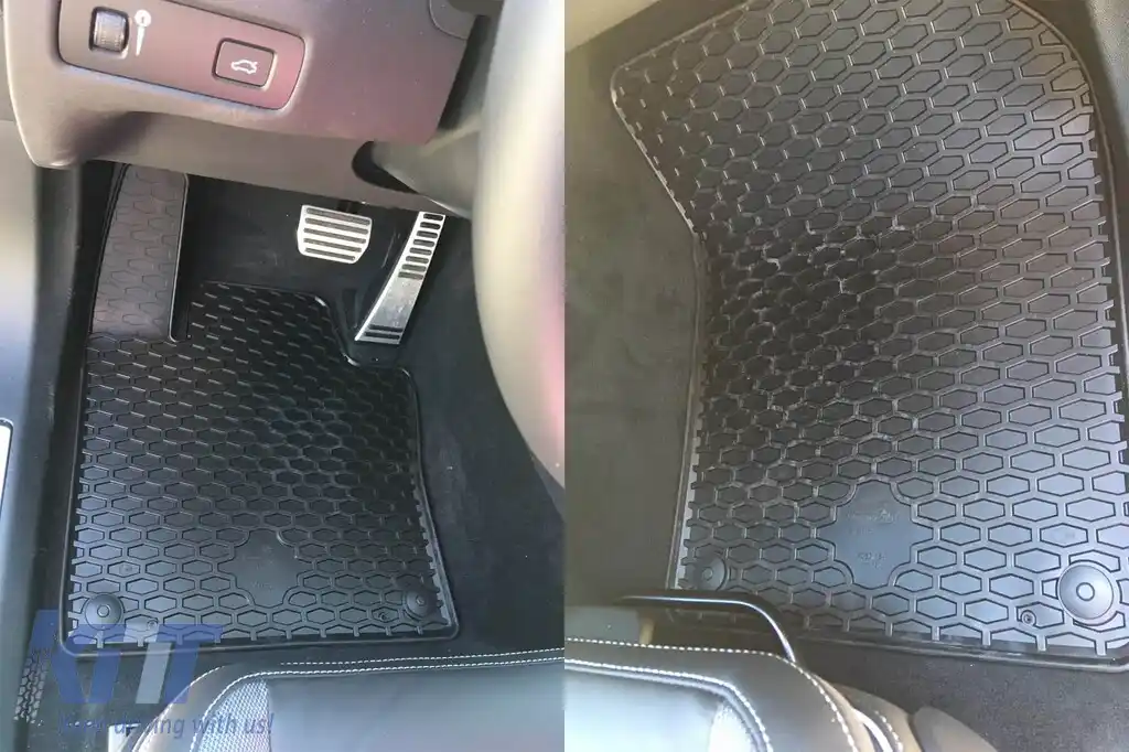 Mochete din cauciuc Gumarny Zubri potrivite pentru Volvo XC60 după 2018, set de 4 piese, culoare neagră-image-6254489