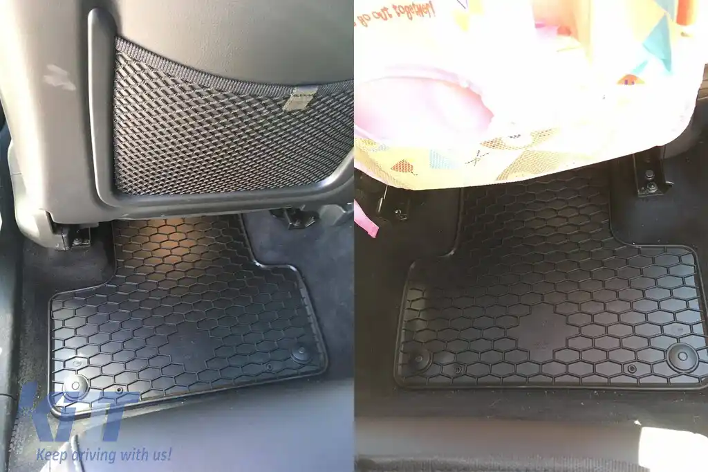 Mochete din cauciuc Gumarny Zubri potrivite pentru Volvo XC60 după 2018, set de 4 piese, culoare neagră-image-6254490