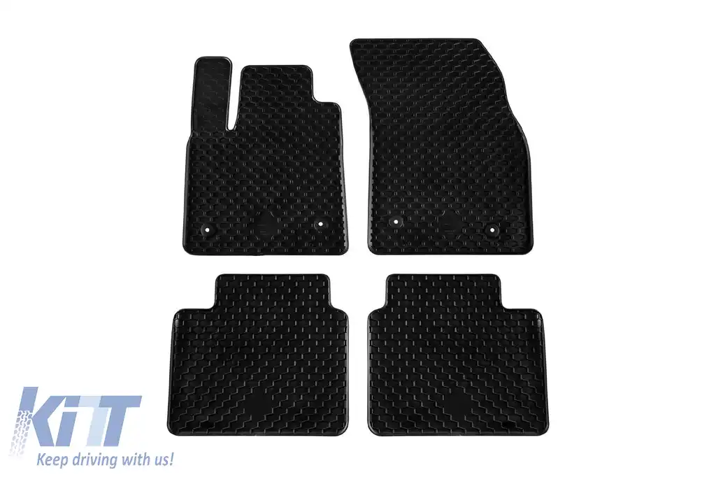 Mochete din cauciuc Gumarny Zubri potrivite pentru Ford Focus după 2018, set de 4 piese, culoare neagră-image-6254547