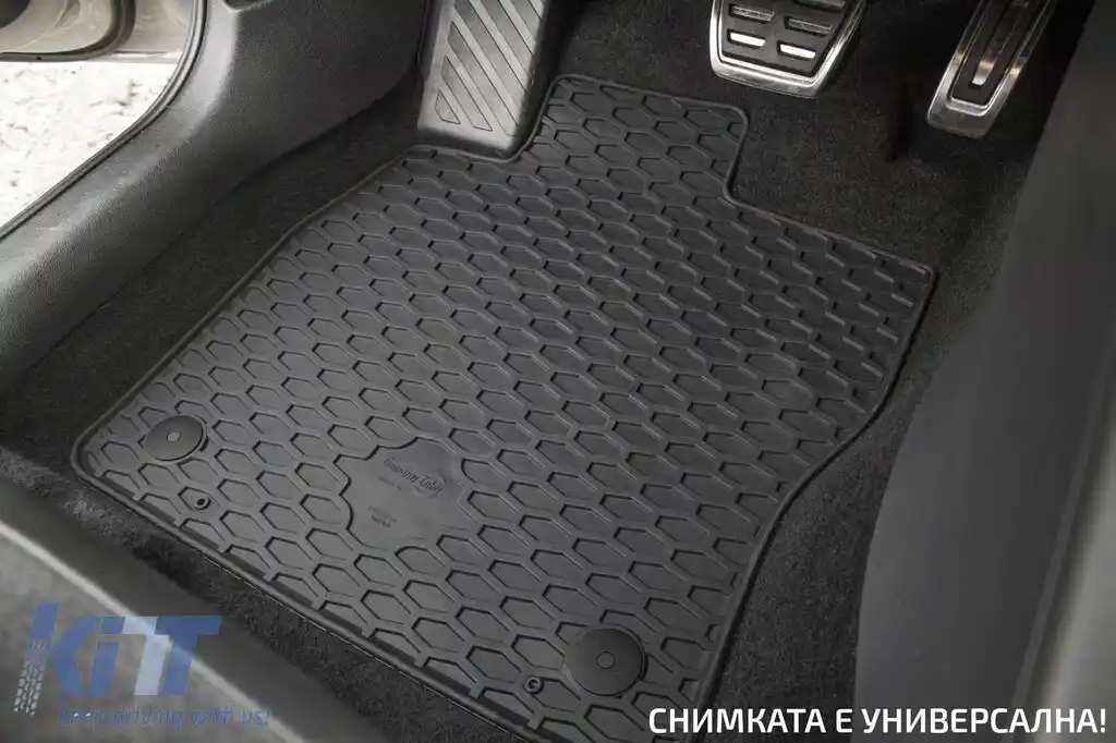 Mochete din cauciuc Gumarny Zubri potrivite pentru Opel Corsa F, Peugeot 208, Citroen DS3 Crossback după 2019, Opel Mokka după 2021, set de 4 piese, culoare neagră-image-6254627