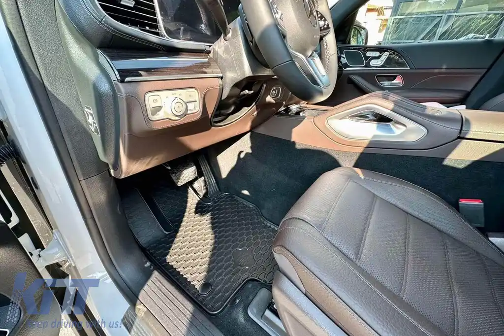 Mochete din cauciuc Gumarny Zubri potrivite pentru Mercedes GLE W167, GLS X167 după 2019, set de 4 piese, culoare neagră-image-6254648