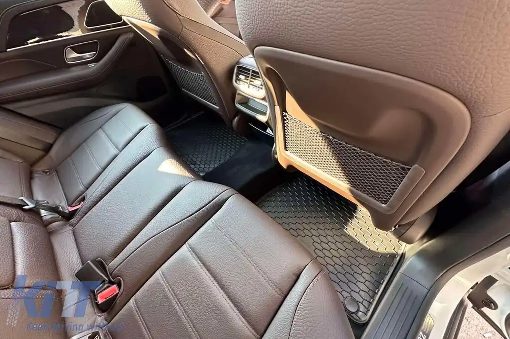 Mochete din cauciuc Gumarny Zubri potrivite pentru Mercedes GLE W167, GLS X167 după 2019, set de 4 piese, culoare neagră-image-6254651